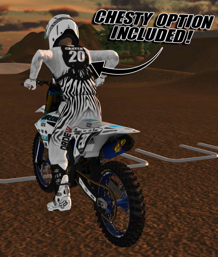 (Limited) A1 Zebra Print Mx Simulator Gearset
