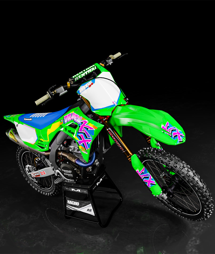 Retro Kawasaki Mx Simulator Bike