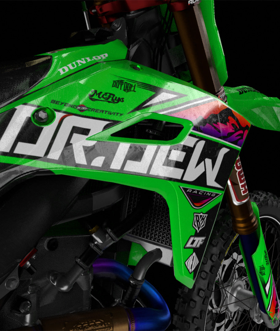 Dew Racing Kawi Mx Simulator Bike