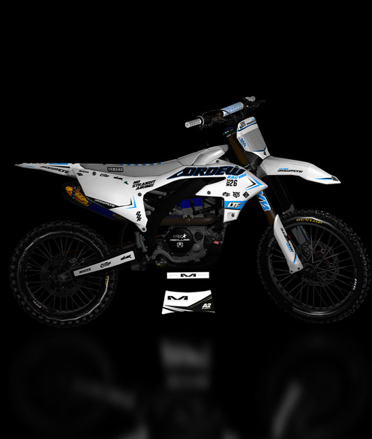 (Pre-order) A1 White Yamaha Mx Simulator Bike