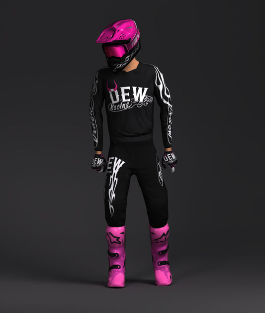 Breast Cancer Awareness Devilish Mx Simulator Gear