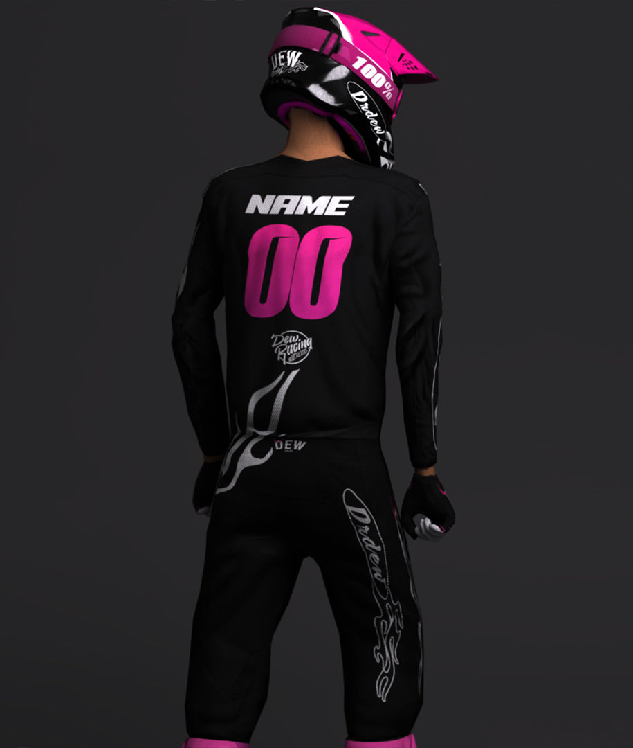 Breast Cancer Awareness Devilish Mx Simulator Gear