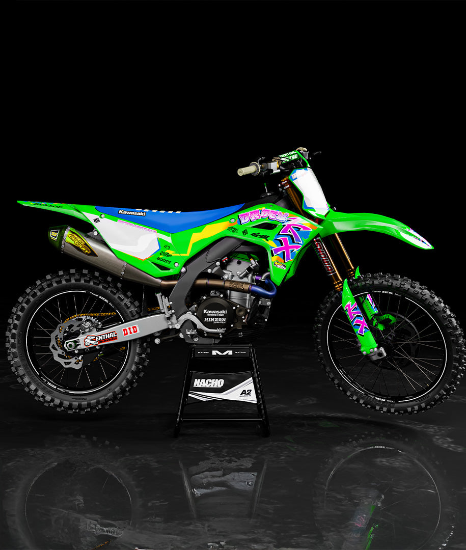 Retro Kawasaki Mx Simulator Bike