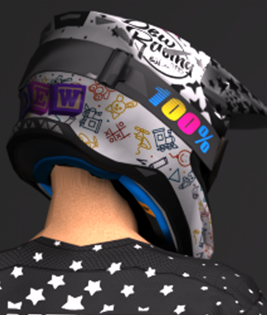 DEW ASTARS St. Jude Mx Simulator Helmet