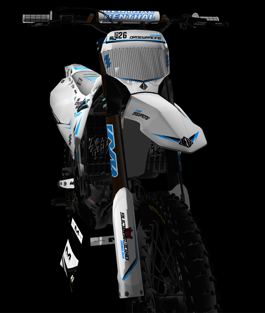 (Limited) A1 White Yamaha Mx Simulator Bike