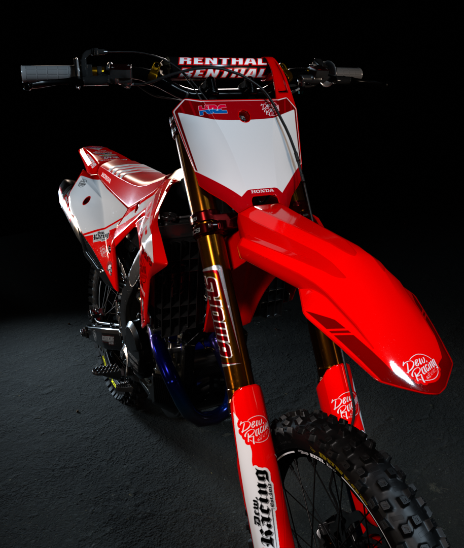 Dew Racing Honda Mx Simulator Bike