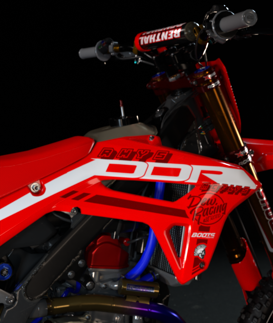 Dew Racing Honda Mx Simulator Bike