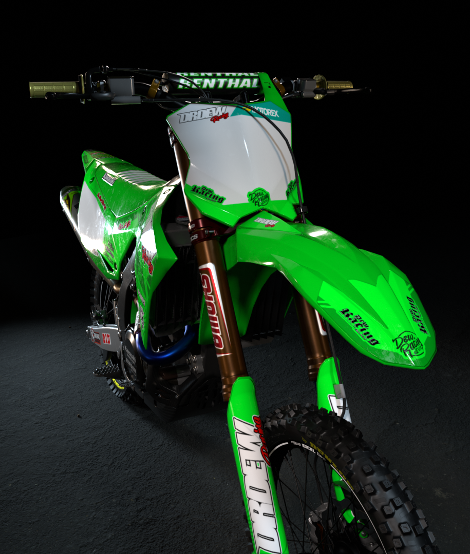 Dew Racing Kawi Mx Simulator Bike