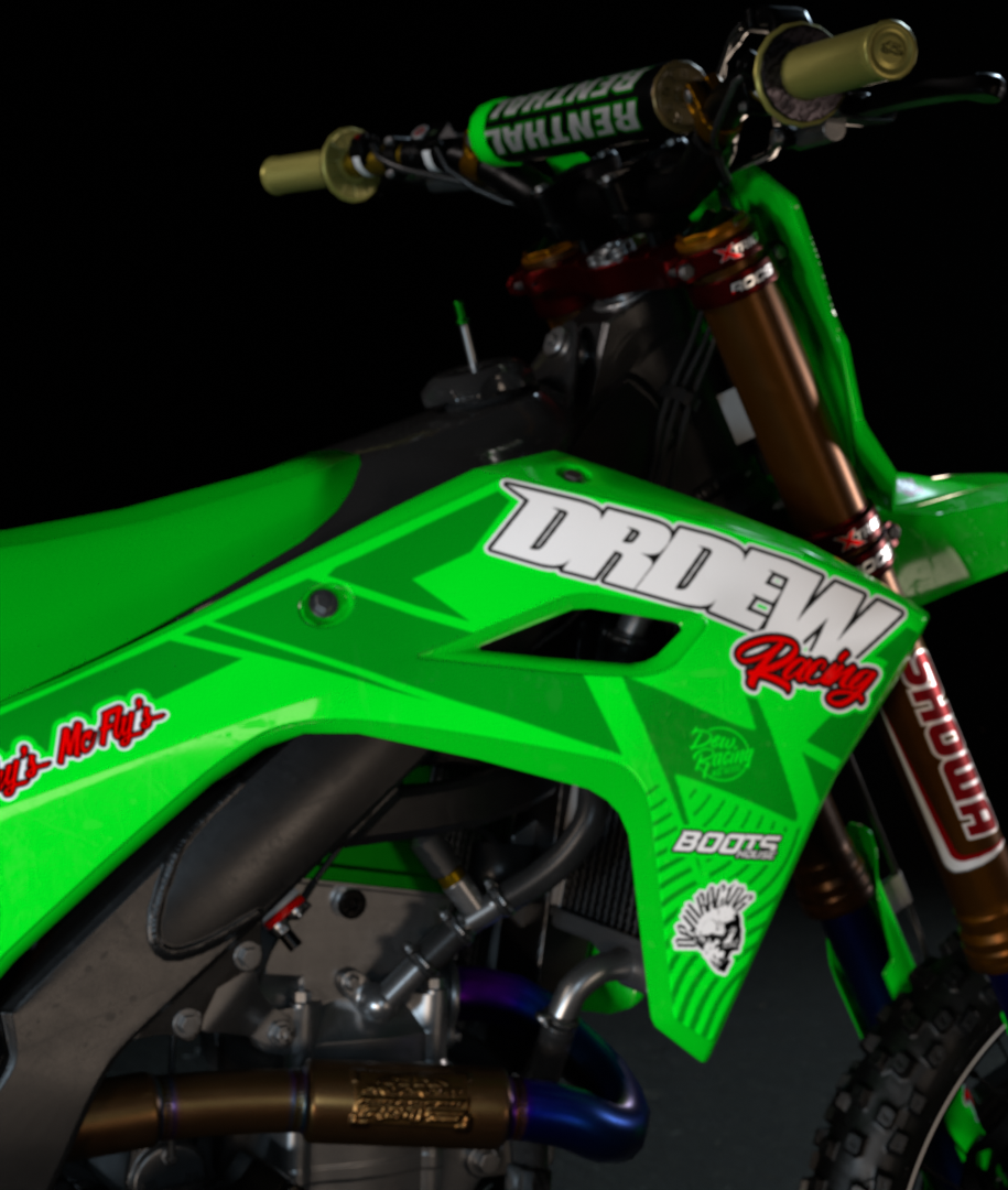 Dew Racing Kawi Mx Simulator Bike