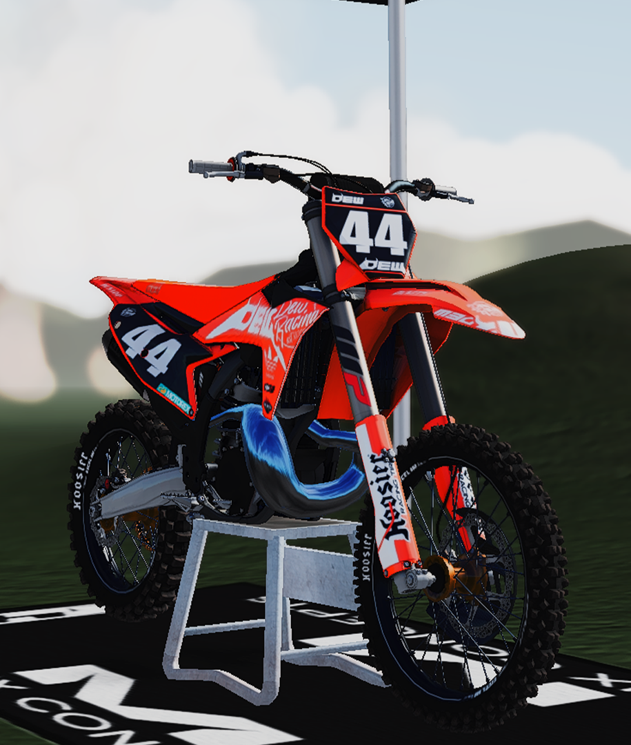 2-Stroke KTM Mx Simulator Bike