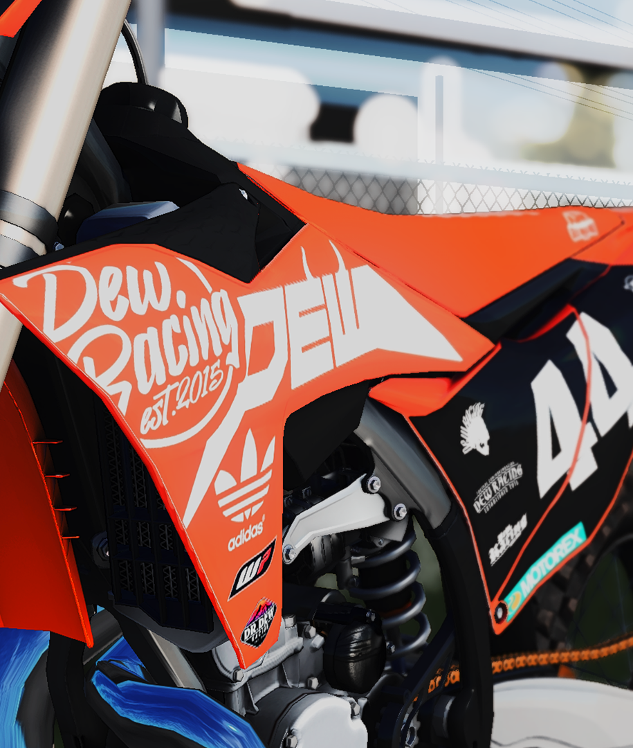 2-Stroke KTM Mx Simulator Bike