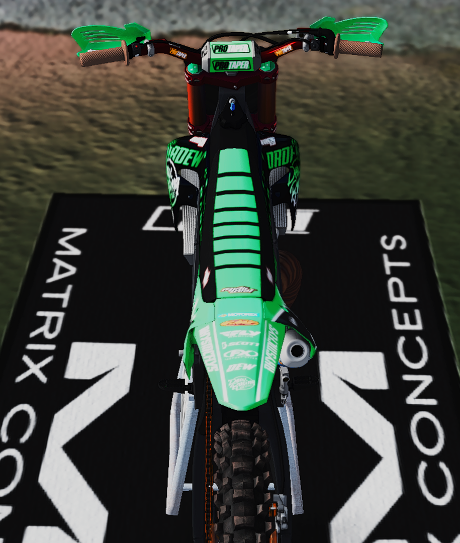 2-Stroke Kawasaki Mx Simulator Bike