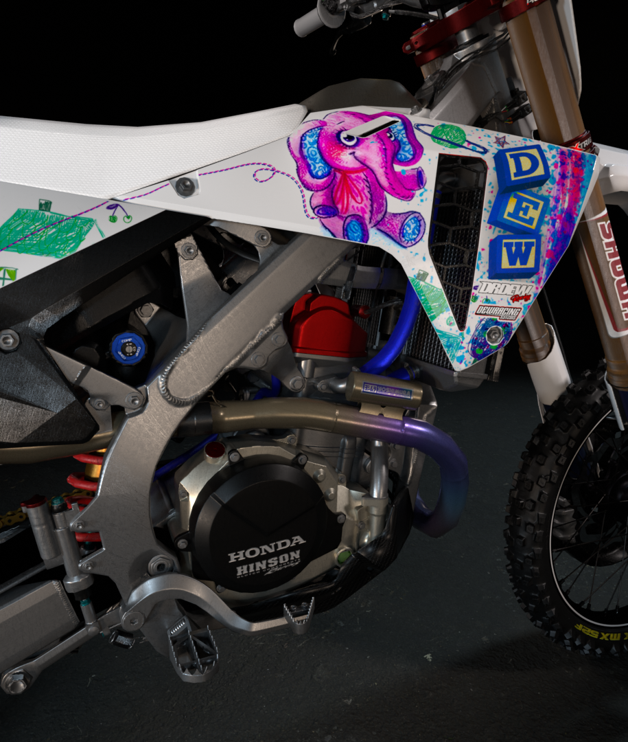 St. Jude Pack Mx Simulator Gear + Bike